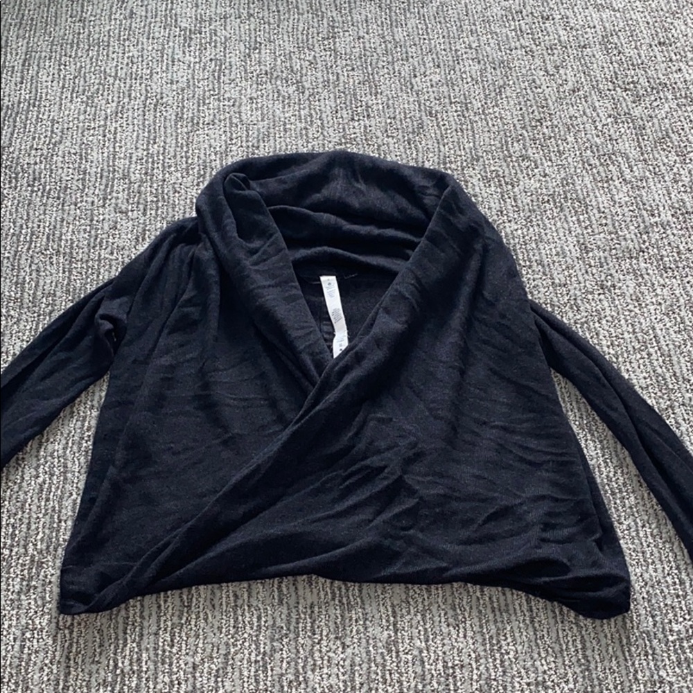 Lululemon Criss Cross Draped Sweater